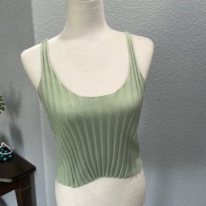 FOREVER21 Notched Tank Top size large